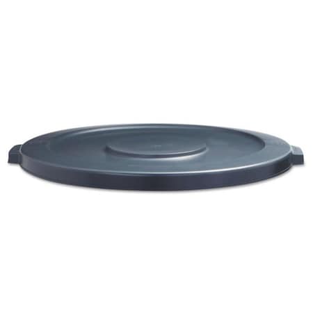 Pinpoint BWK44GLWRLIDGRA 44 gal Flat-Top Round Plastic Lids for Waste Receptacles, Gray PI3737076